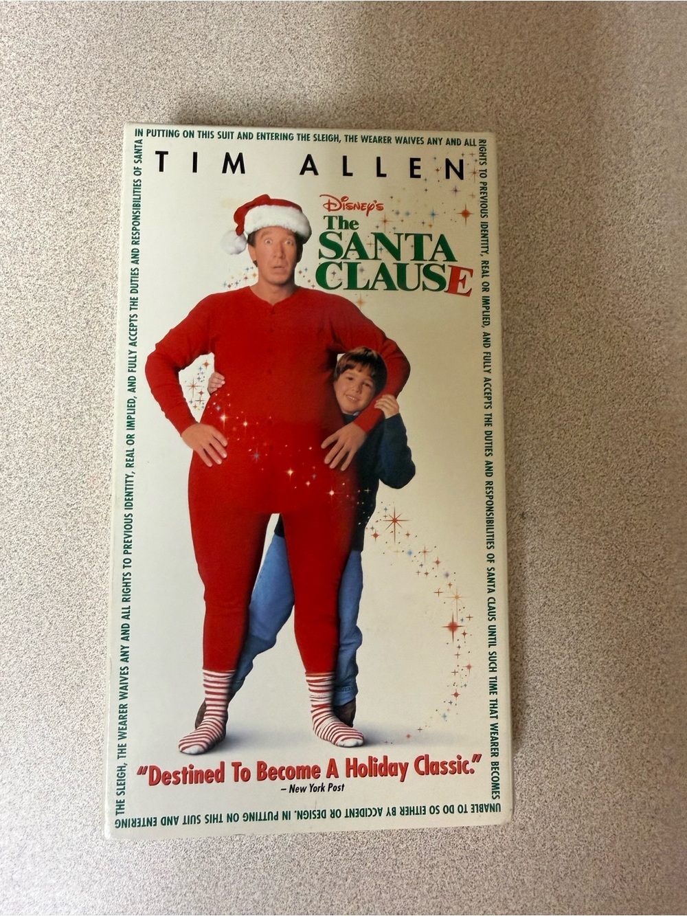 Tim Allen Disney The Santa Clause Movie VHS